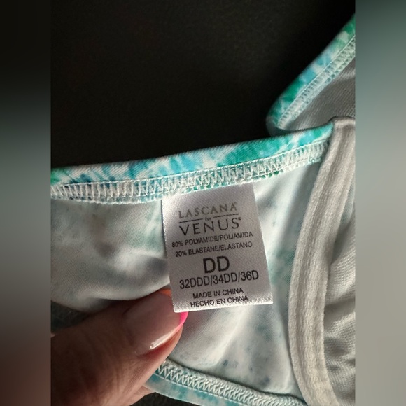 VENUS Lascana Bikini Blue/Green/White - Picture 6 of 11